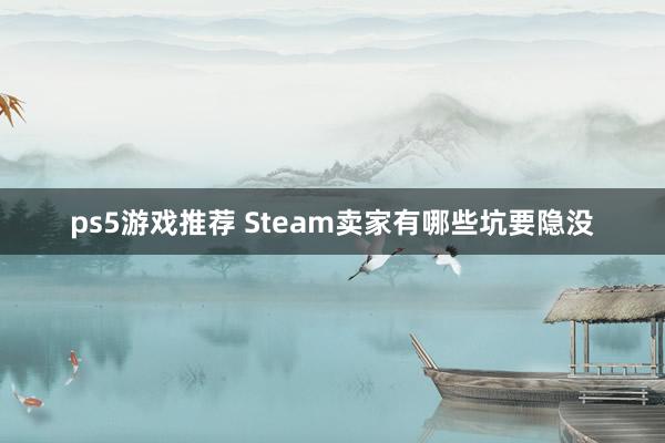 ps5游戏推荐 Steam卖家有哪些坑要隐没